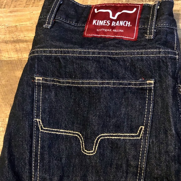 Kimes Ranch Jeans Kimes Ranch Mens Raw James Low Straight Bootcut